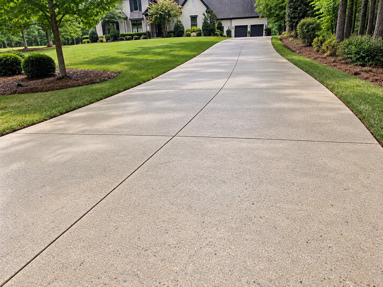 After: same driveway cleaned